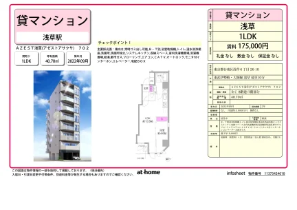 Modern 1LDK Condo in Asakusabashi 0