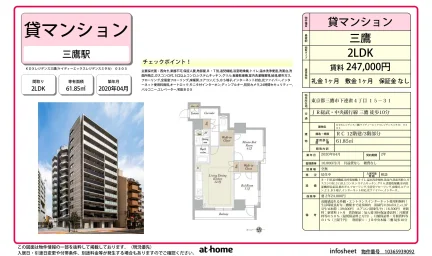 Modern 2LDK Condo in Shimorenjaku 0