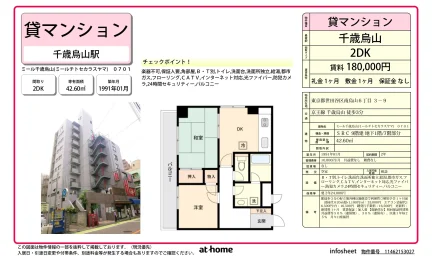 Well-Kept 2DK Condo Near Station in Minamikarasuyama 0