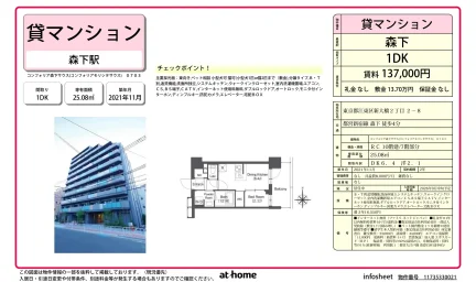 Modern 1DK Condo Near Station in Shinohashi 0
