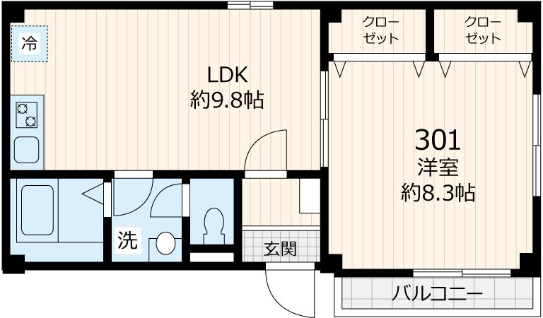 1-Bedroom Condo in Aoi(4-6-chome) 0
