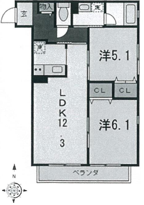 2-Bedroom Condo in Higashikasai 0
