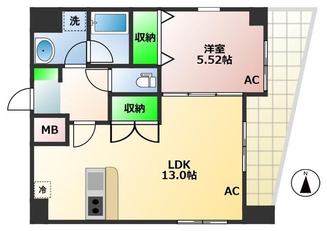 1-Bedroom Condo Near Station in Kandasudacho 0