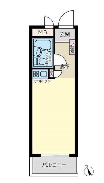 Well-Kept Studio Condo in Koenjiminami 0