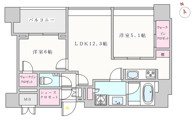2-Bedroom Condo in Kaigan(3-chome) 0