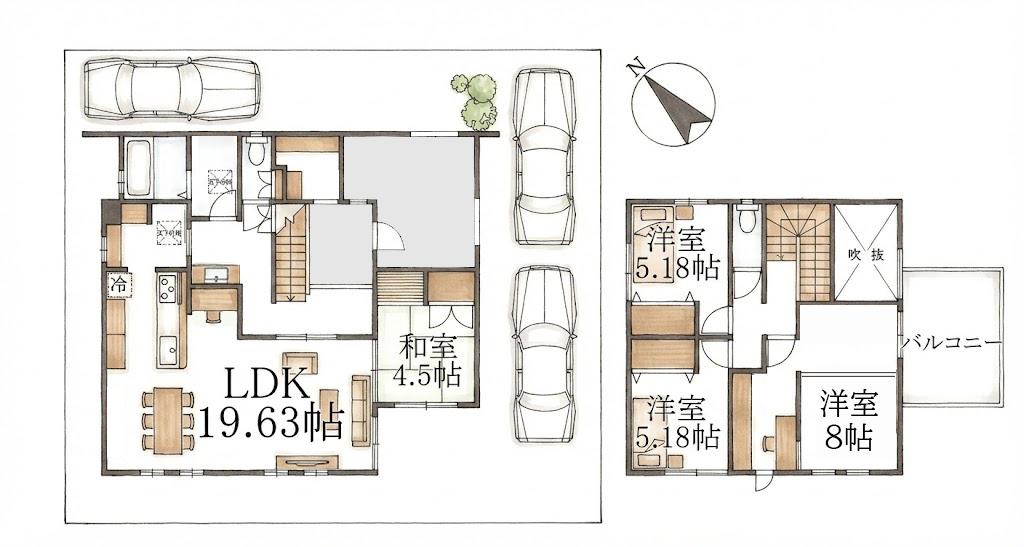 Brand New 4-Bedroom House in Motomachi 0