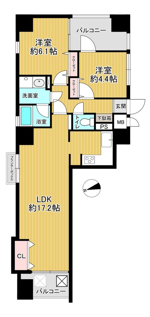 2-Bedroom Condo Near Station in Itachibori 0
