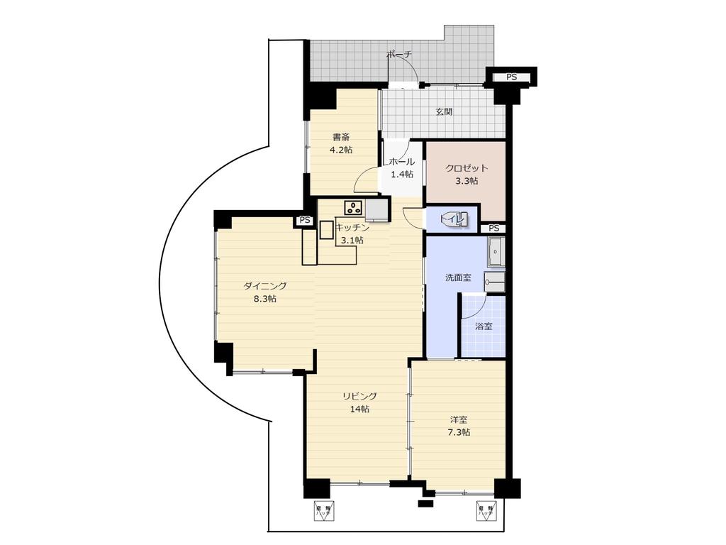 Vintage 2-Bedroom Condo Near Station in Okubocho okubomachi 0