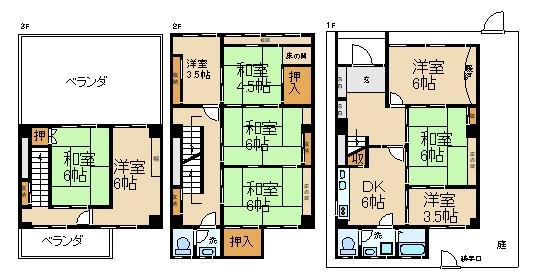 大阪府大阪市西区本田4丁目 中古戸建 0
