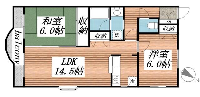 2-Bedroom Condo Near Station in Tomihama 0