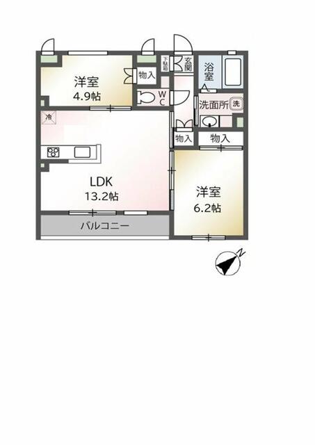Brand New 2-Bedroom Condo Near Station in Tomihama 0