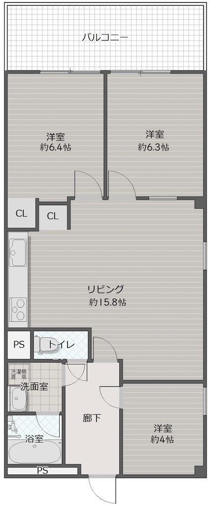 クローバーハイツ第二大手前 0