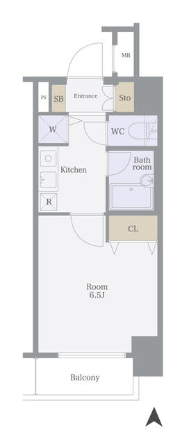 Studio Condo Near Station in Kandasakumagashi 0