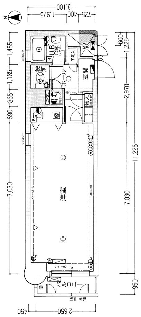 Classic Studio Condo Near Station in Shimmachi 0
