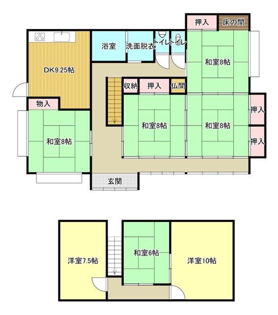 Vintage 7-Bedroom House with a Garden in Karakuwacho nishimone(200-banijo) 0