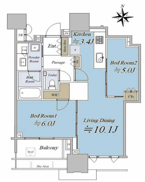 2-Bedroom Condo Near Station in Harumi ofuisutawaz(chikai.kaisofume 0