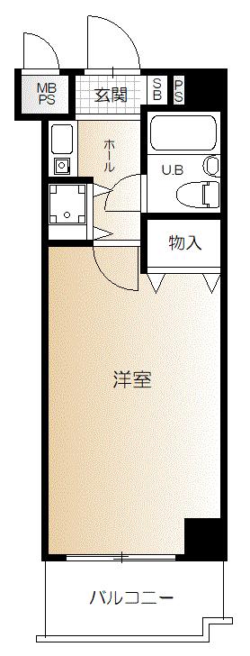 Classic Studio Condo Near Station in Fukuwaracho 0