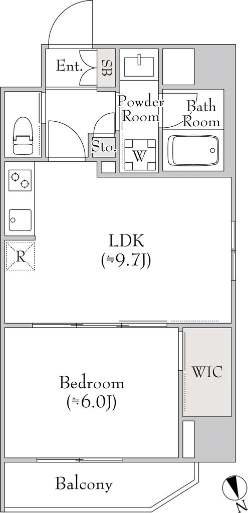 Brand New 1-Bedroom Condo Near Station in Kitaueno 0
