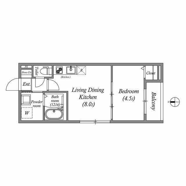 Brand New 1-Bedroom Condo in Tsuruhashi 0