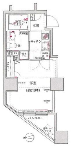 Studio Condo Near Station in Motoasakusa 0