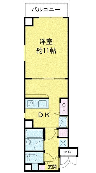 1-Bedroom Condo Near Station in Iriya 0