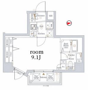Modern Studio Condo in Asakusabashi 0