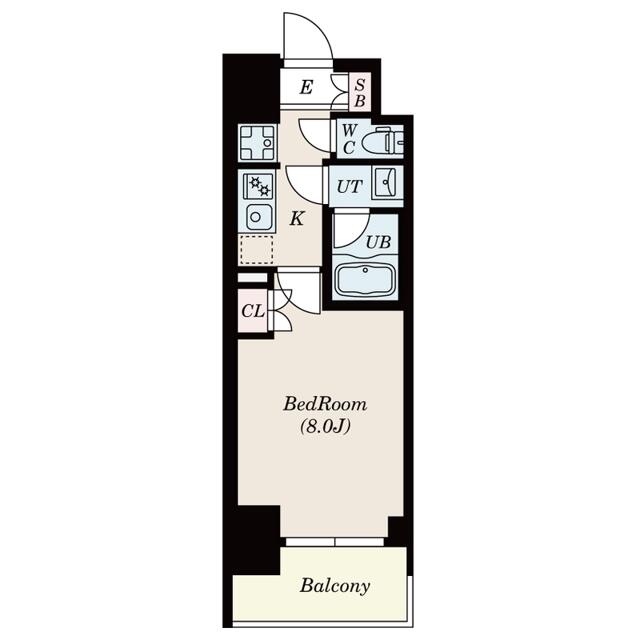 Modern Studio Condo in Senju tatsutacho 0