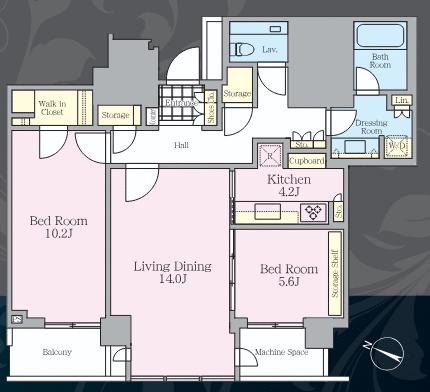 2-Bedroom Condo Near Station in Akasaka akasakabizutawa(chikai.kais 0