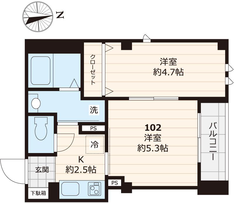 Modern 2-Bedroom Condo Near Station in Rokugatsu 0