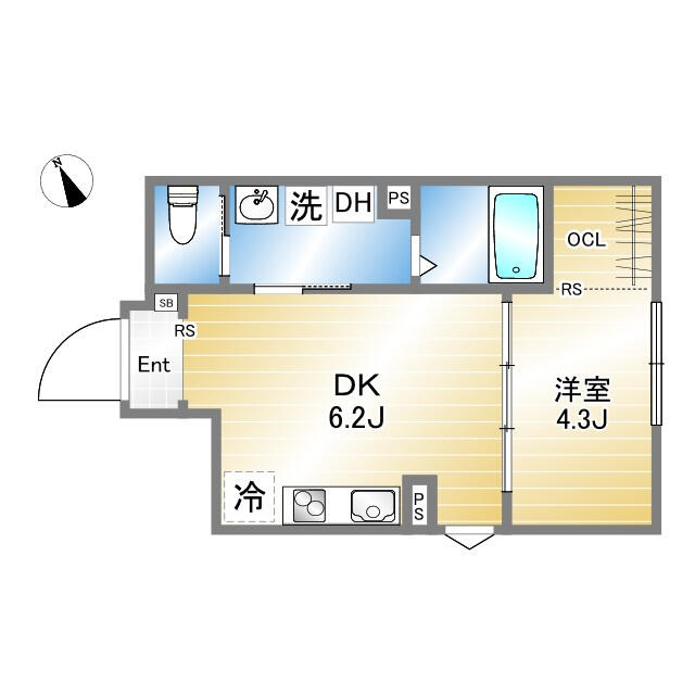 Brand New 1-Bedroom Condo Near Station in Higashikomagata 0