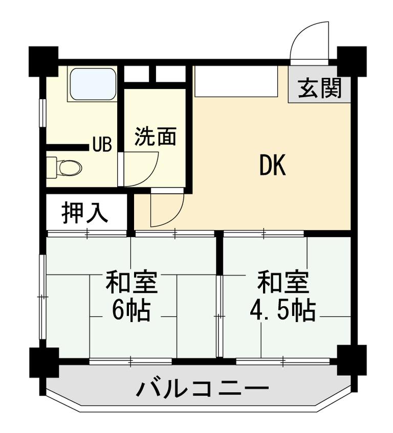 Vintage 2-Bedroom Condo in Asahi 0