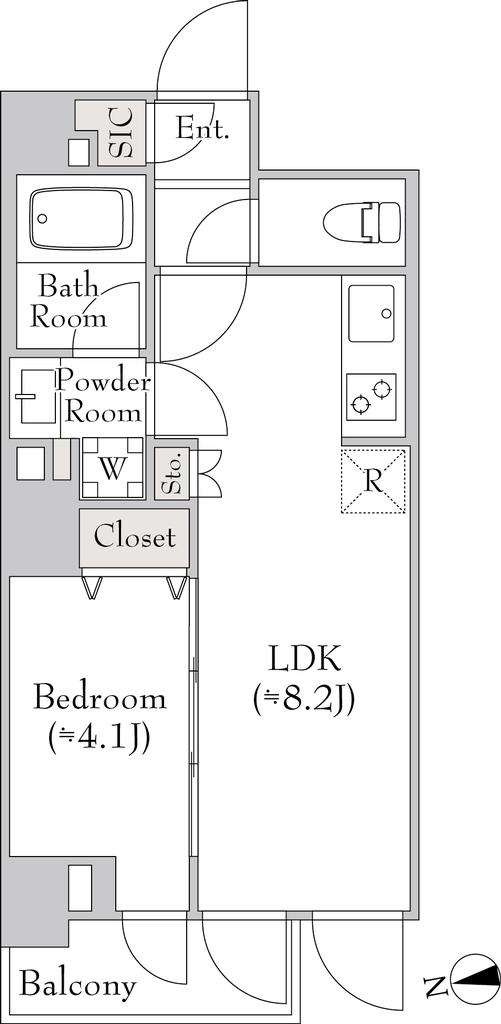 Brand New 1-Bedroom Condo in Minamioi 0