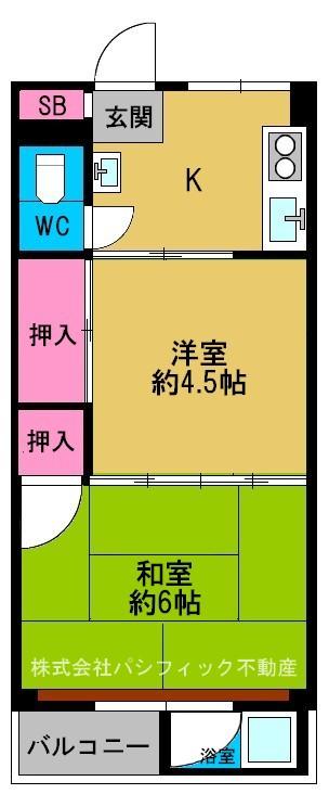 Well-Kept 2-Bedroom Condo in Kitaokajima 0