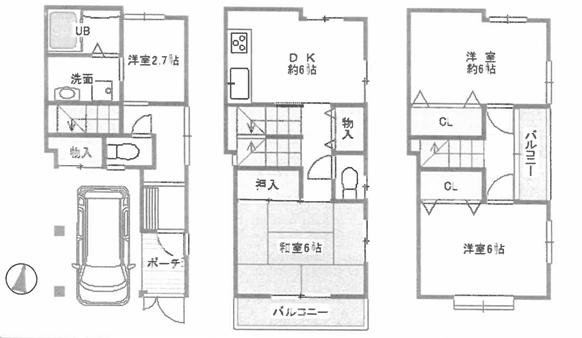 3-Bedroom House Near Station in Kitaogi 0