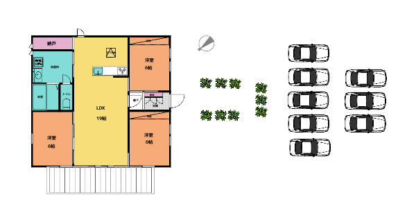 Brand New 3-Bedroom House with a Garden in Dojochoikuno(1172-banchi) 0