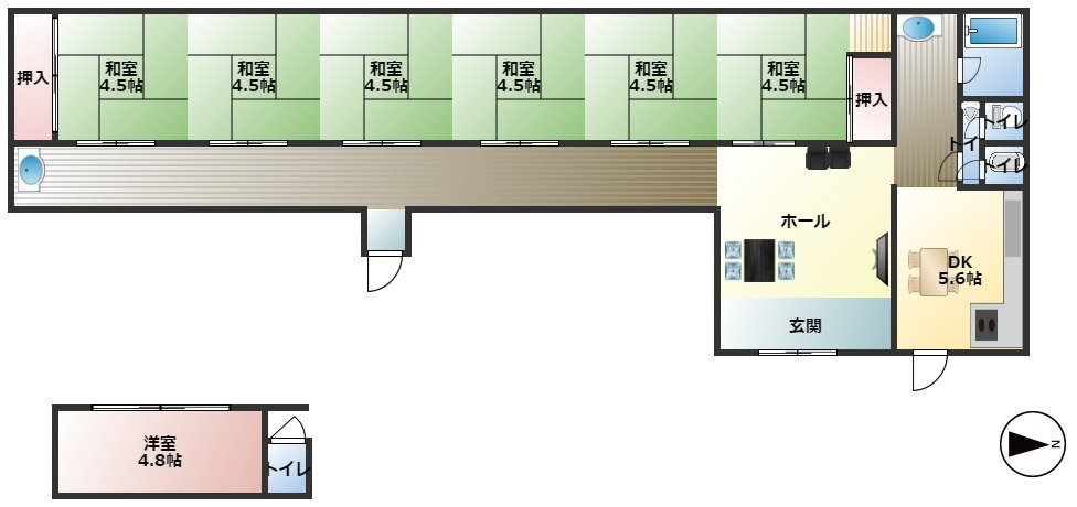 Charming 6-Bedroom House in Ama higashimachi 0