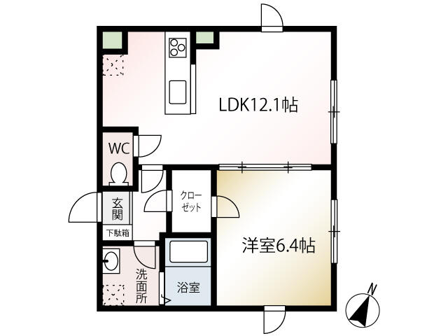 Modern 1-Bedroom Condo Near Station in Sakurashimmachi 0