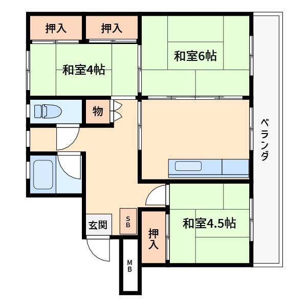 Charming 3-Bedroom Condo in Koganehara 0