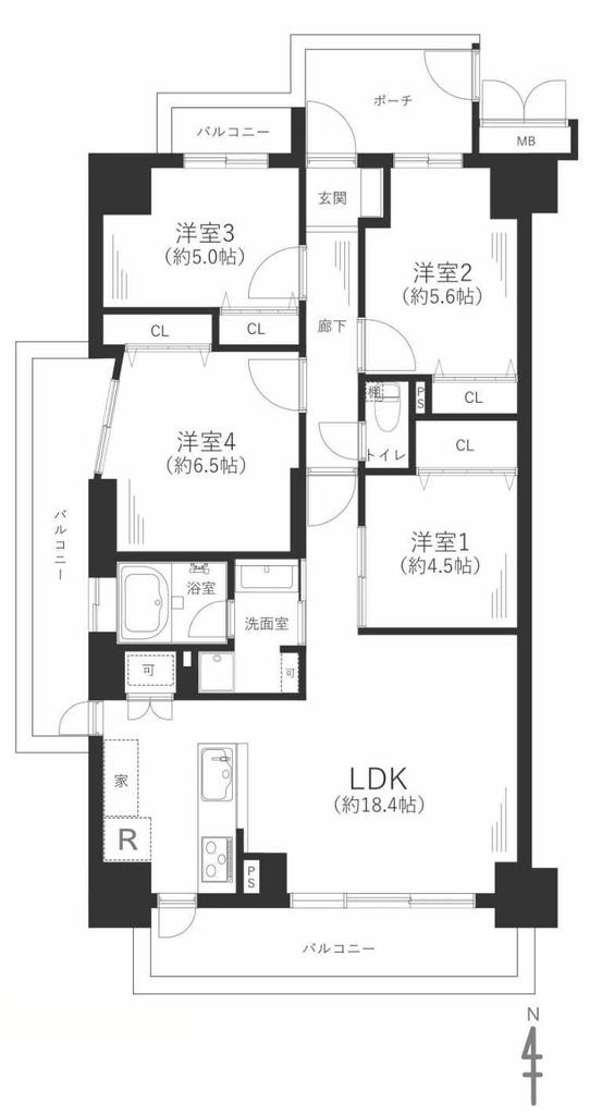 パレ千里壱号棟 0