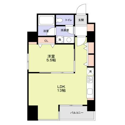 1-Bedroom Condo Near Station in Nakazaki 0