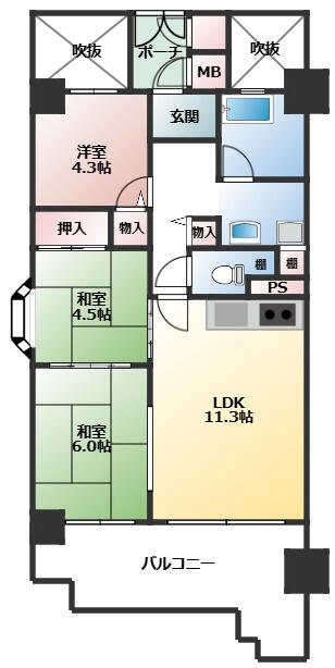 シャルマンコーポ第三瀬田Ⅰ 0