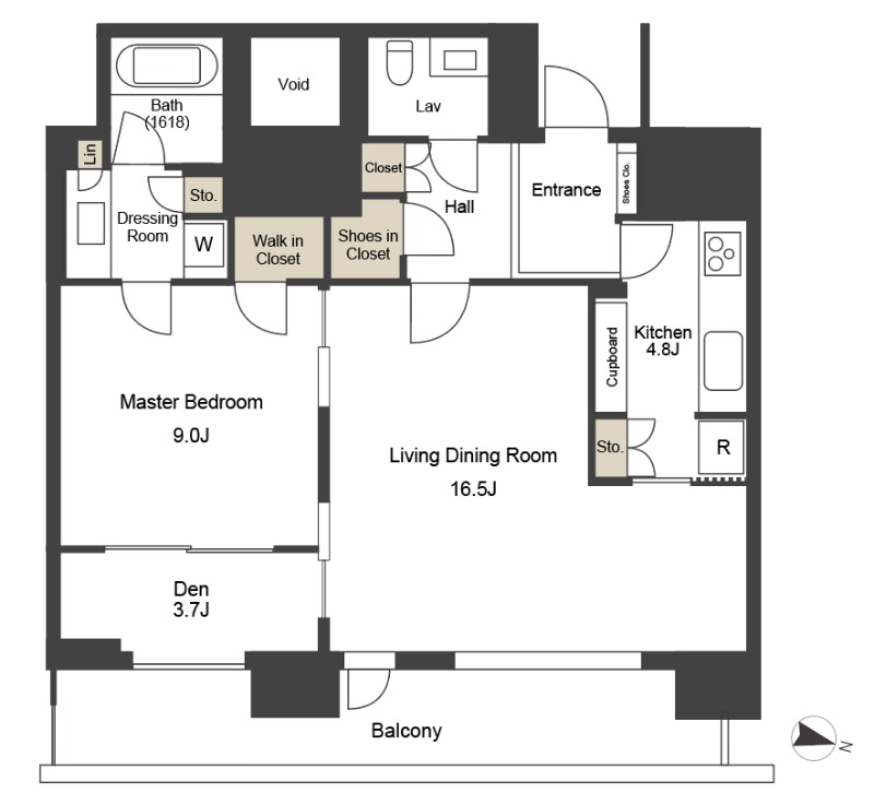1-Bedroom Condo Near Station in Akasaka akasakabizutawa(chikai.kais 0