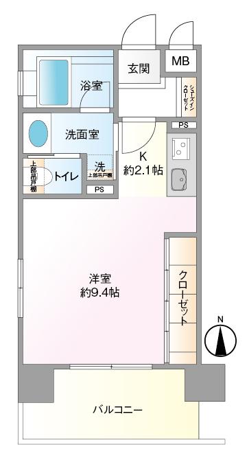 Studio Condo Near Station in Shimmachi 0