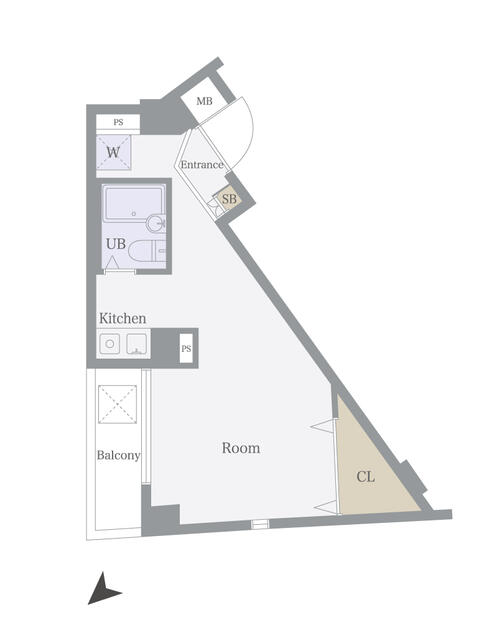 Studio Condo in Ebisu ebisugadempureisu(chikai.kais 0