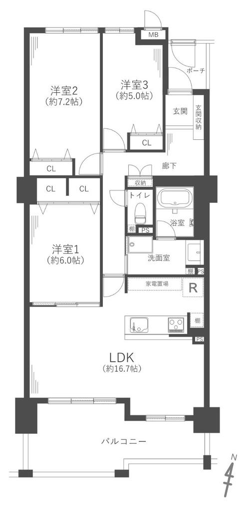 3-Bedroom Condo in Tsurukabuto 0