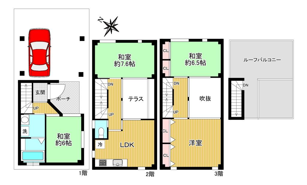4-Bedroom House Near Station in Kashima 0