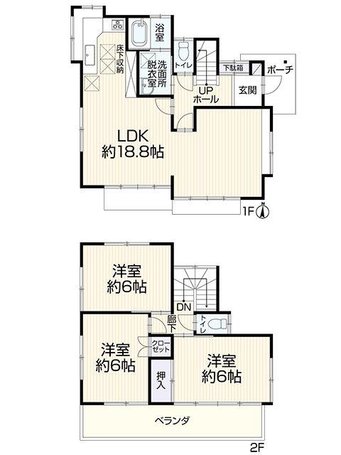 埼玉県所沢市北中3丁目 中古戸建 0